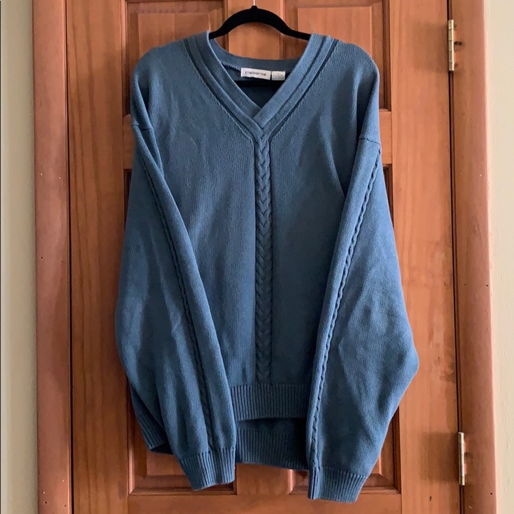 Men’s Blue Claiborne sweater